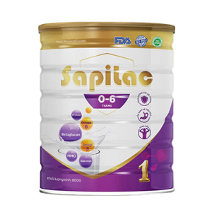 Sữa Sapilac (800g) cho bé từ 0-6 tháng